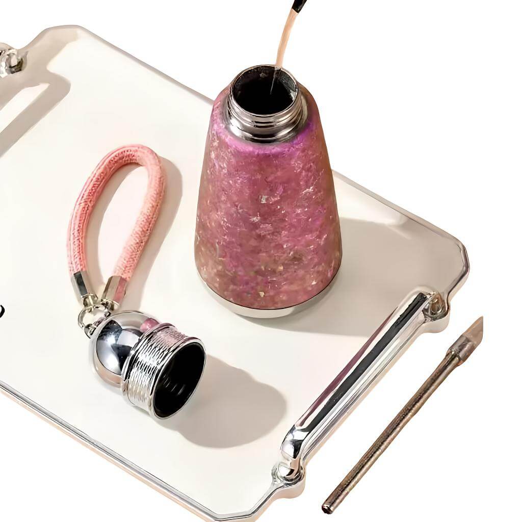 Titanium cute thermos cup