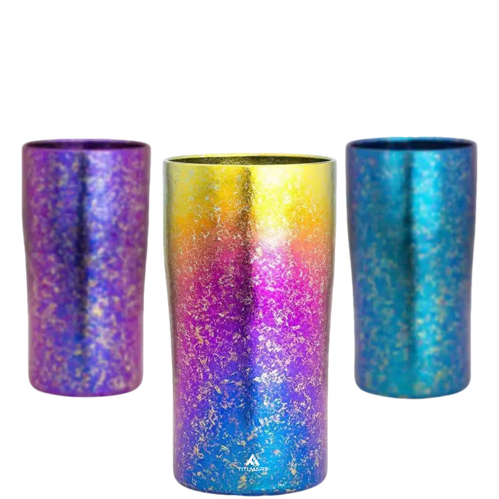 Double-wall insulated beer mug