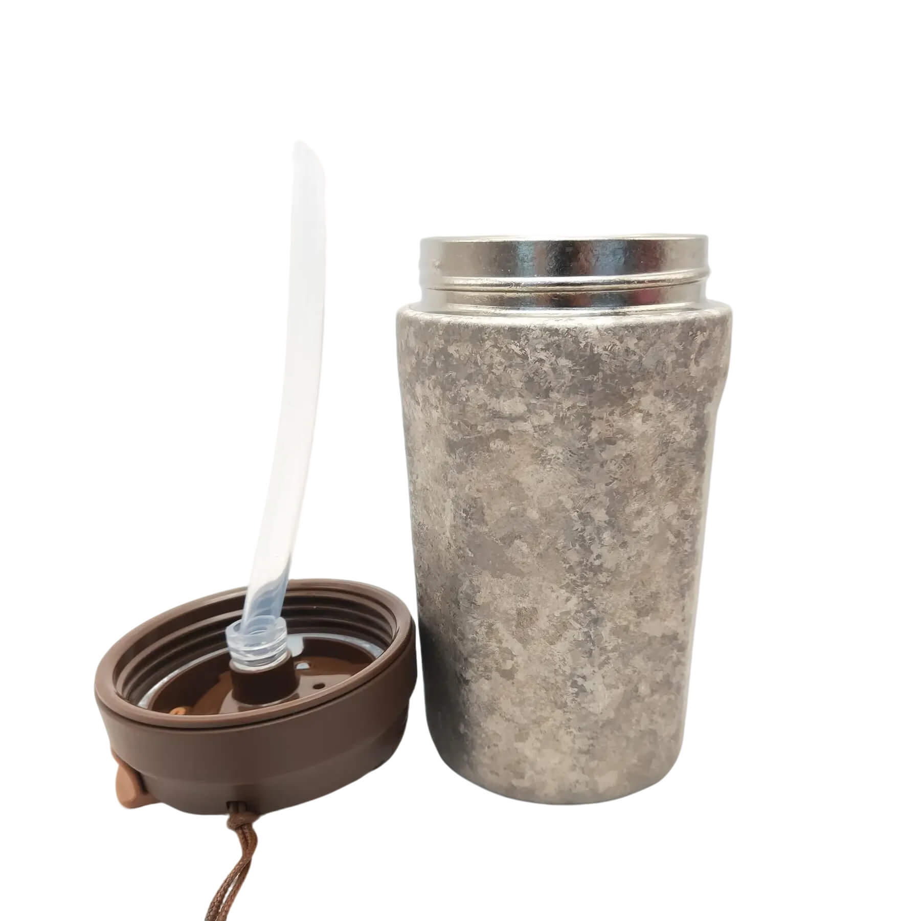 Pure titanium insulated coffee cup