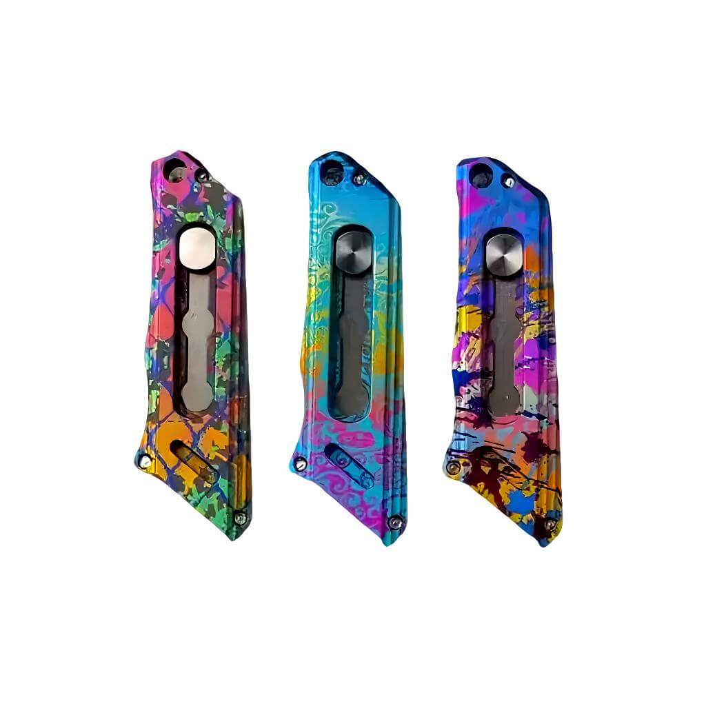 Anodized pocket knife