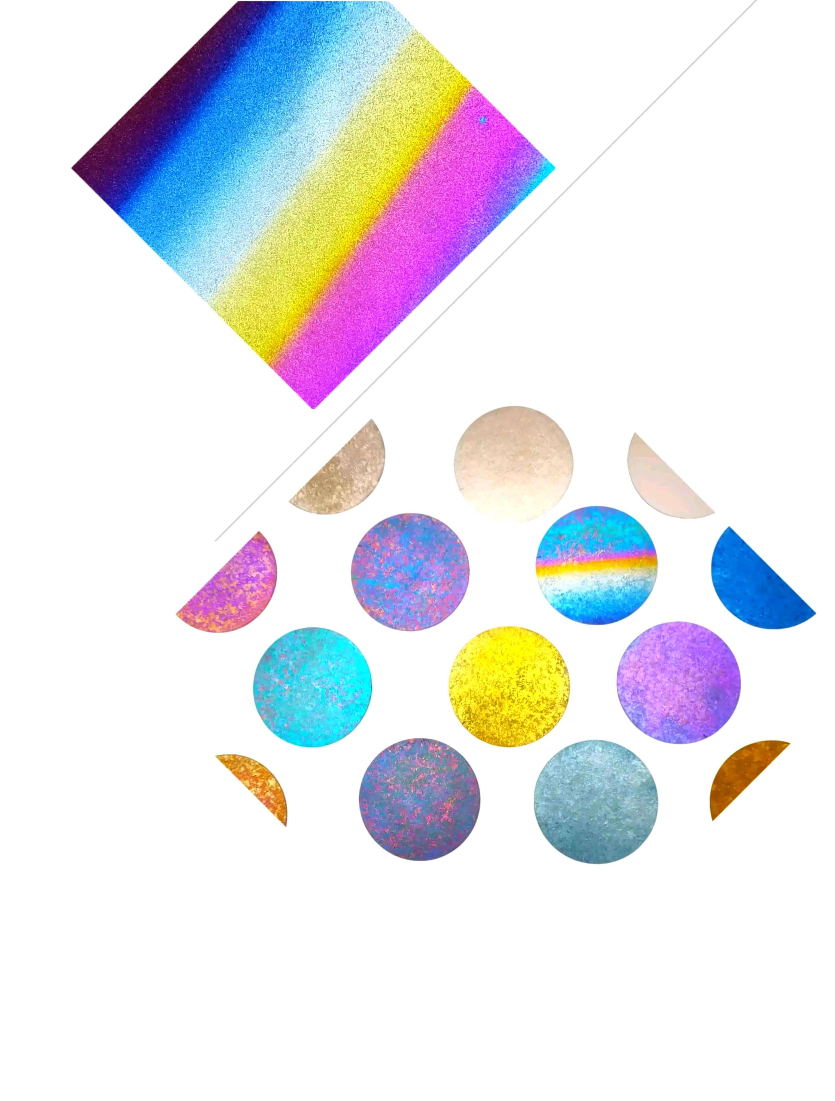 All colors of titanium anodizing