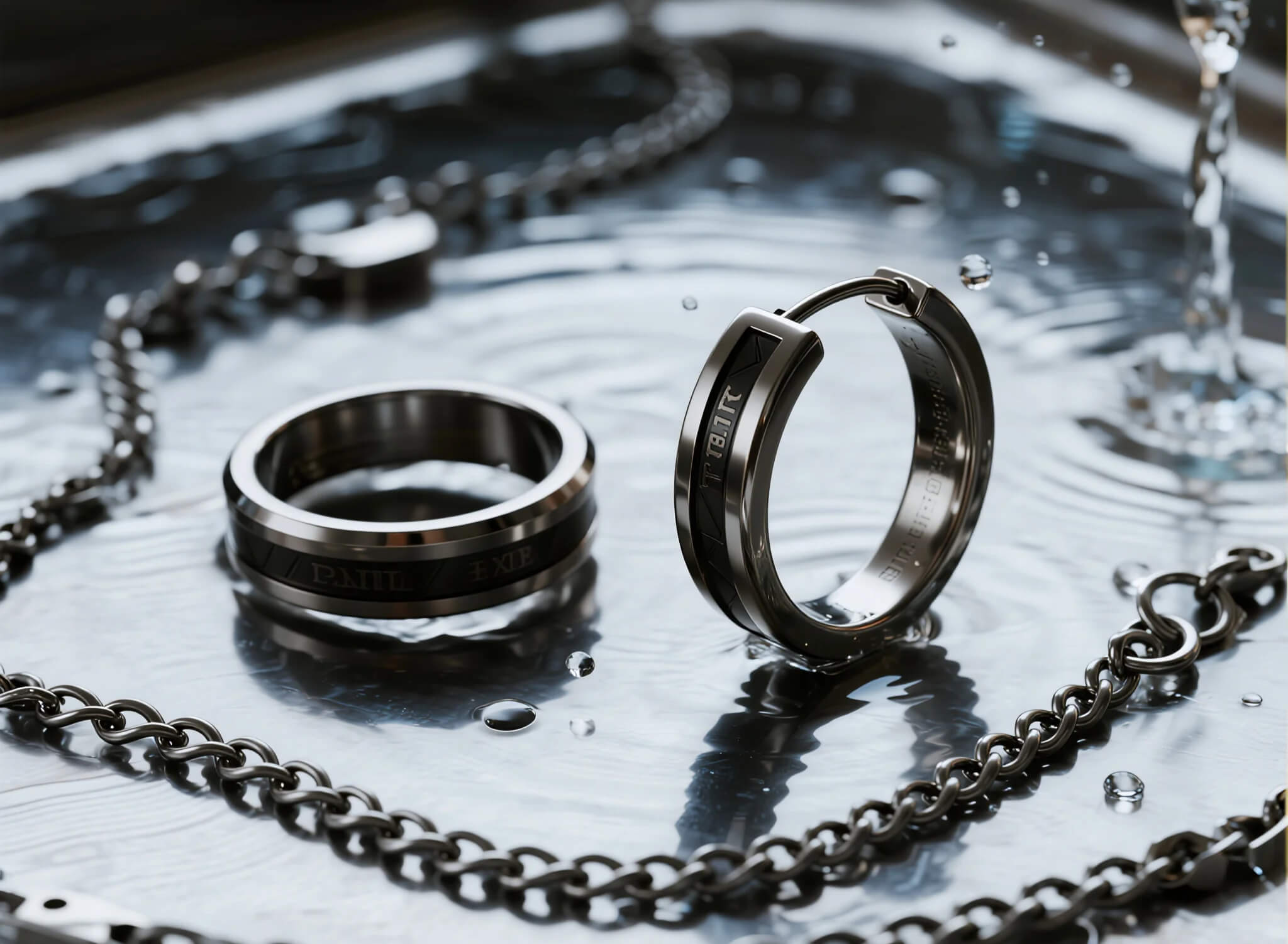 Titanium jewelry cleaning