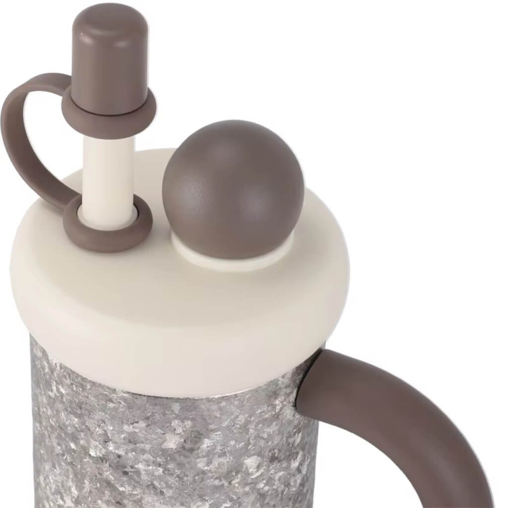 Large capacity pure titanium thermos cup