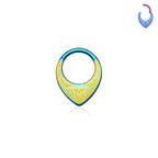 Titanium round earrings and nose rings