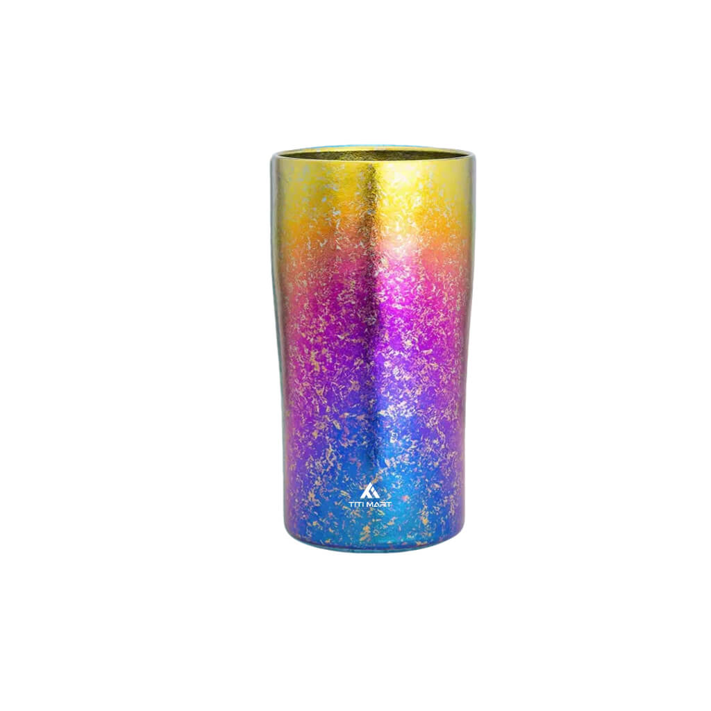 Double-wall insulated beer mug