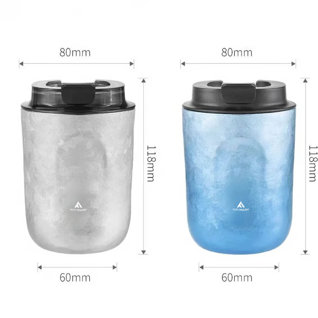 Lightweight insulated coffee cup