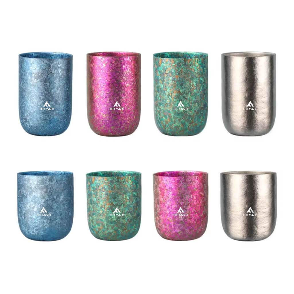 Pure titanium beer cup