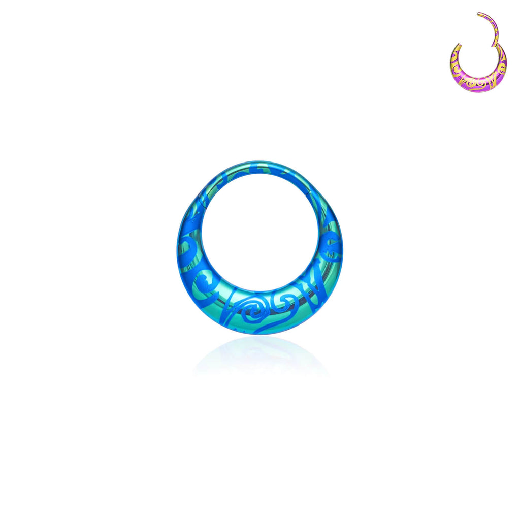 Titanium round earrings and nose rings