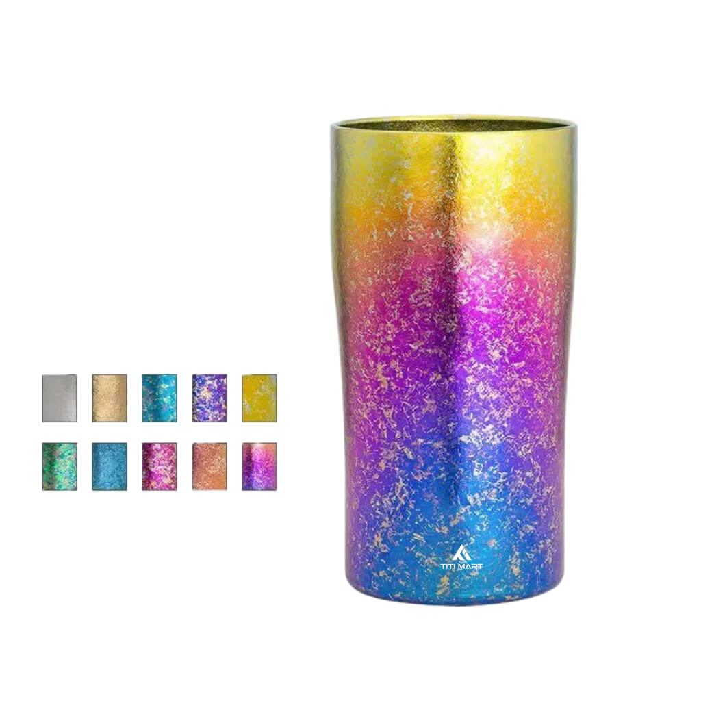 Double-wall insulated beer mug