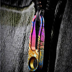 Pure titanium zipper lock