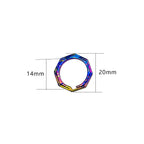 Rainbow titanium accessory