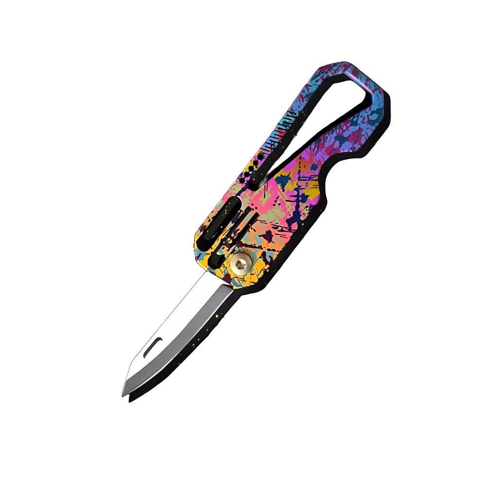 Titanium folding knife