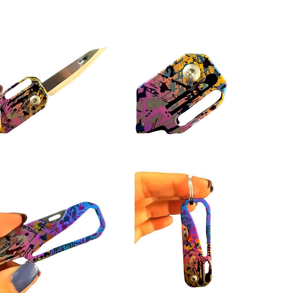 Titanium pocket knife